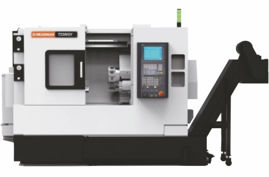 Токарный обрабатывающий центр с двумя шпинделями Headman T55MSY